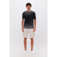 Picture of DIRTY LAUNDRY MEN'S THE RAGLAN SLUB T-SHIRT IN SHADOW BLACK 4