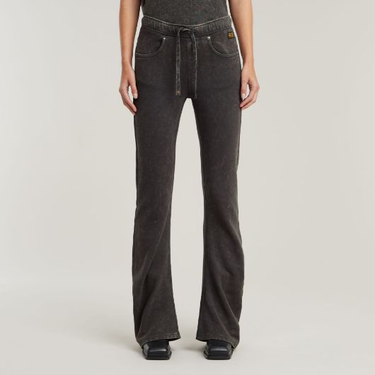Picture of G-STAR WOMEN'S EXTRA LONG FLARED SW PANT IN GREY 1