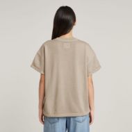 Снимка на G-STAR ДАМСКИ OVERDYED SEAM DETAILS СУИТШЪРТ В БЕЖОВО/КАКИ 2
