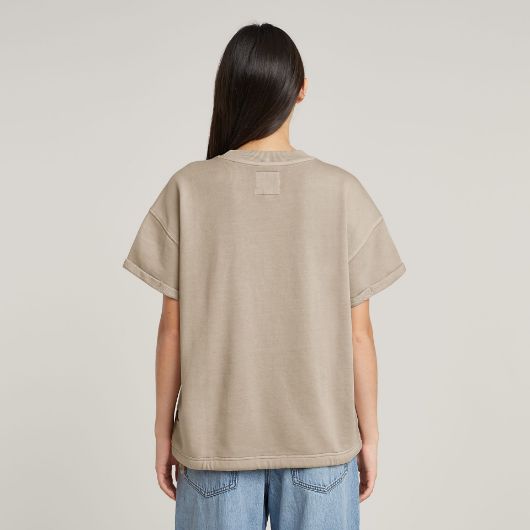 Снимка на G-STAR ДАМСКИ OVERDYED SEAM DETAILS СУИТШЪРТ В БЕЖОВО/КАКИ