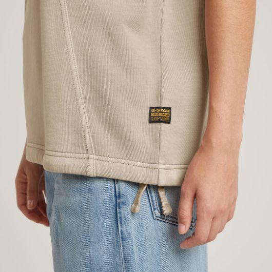 Снимка на G-STAR ДАМСКИ OVERDYED SEAM DETAILS СУИТШЪРТ В БЕЖОВО/КАКИ