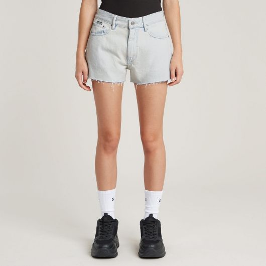Picture of G-STAR WOMEN'S TRUE SHORT RAW EDGE IN BLUE