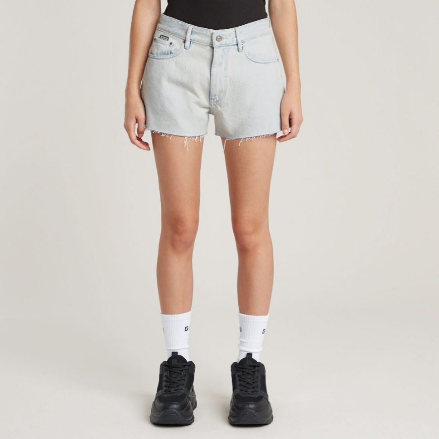 Picture of G-STAR WOMEN'S TRUE SHORT RAW EDGE IN BLUE