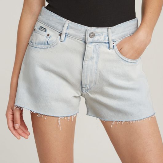 Picture of G-STAR WOMEN'S TRUE SHORT RAW EDGE IN BLUE