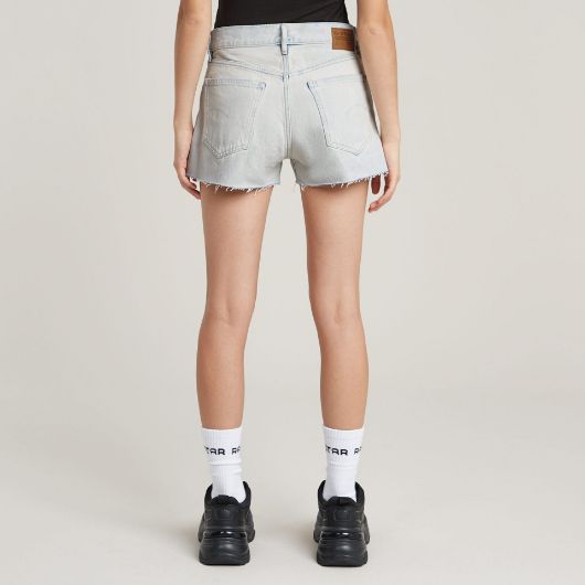 Picture of G-STAR WOMEN'S TRUE SHORT RAW EDGE IN BLUE
