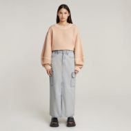 Picture of G-STAR WOMEN'S VIKTORIA LONG CARGO SKIRT IN BLUE 5