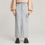 Picture of G-STAR WOMEN'S VIKTORIA LONG CARGO SKIRT IN BLUE 1