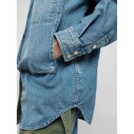 Picture of REPLAY WOMEN'S ATELIER MIXED COTTON FABRICS SHIRT 5