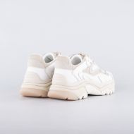 Picture of ASH WOMEN'S ADDICT SNEAKERS IN WHITE/GOLD 3