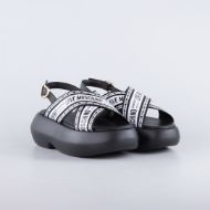Picture of LOVE MOSCHINO WOMEN'S FLOATING LOVE SANDALS IN BLACK 2