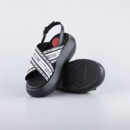 Picture of LOVE MOSCHINO WOMEN'S FLOATING LOVE SANDALS IN BLACK 5