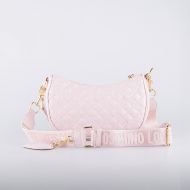 Picture of LOVE MOSCHINO WOMEN'S ALLURE QUILTED LEATHER HOBO BAG IN POWDER 2