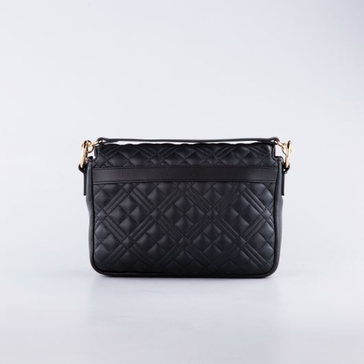Picture of LOVE MOSCHINO WOMEN'S ALLURE QUILTED LEATHER SHOULDER BAG IN BLACK 3