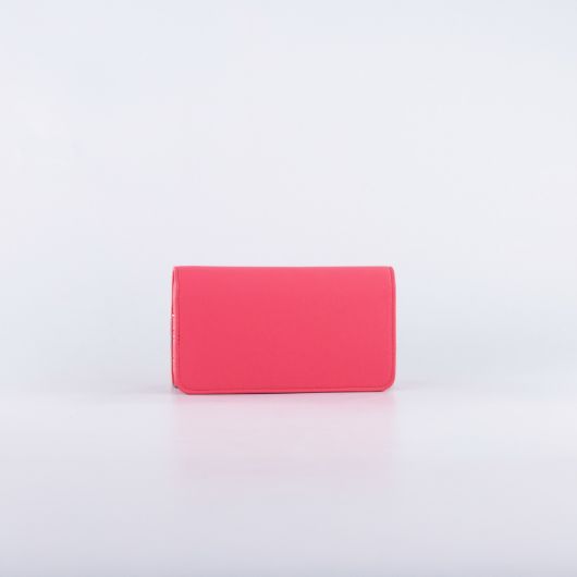 Picture of LOVE MOSCHINO WOMEN'S CHAIN WALLET WITH GRADIENT LOGO IN BLOSSOM