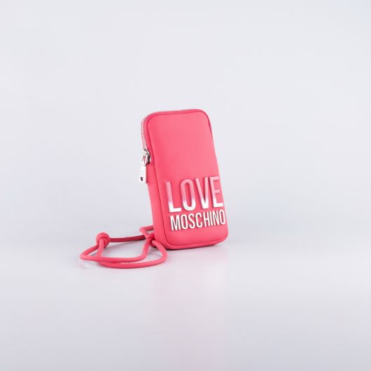 Снимка на LOVE MOSCHINO PRISM МИНИ ДАМСКА ЧАНТА ЗА ТЕЛЕФОН С ПРЕЛИВАЩО ЛОГО В РОЗОВО 2