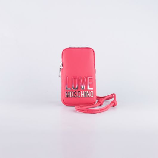 Снимка на LOVE MOSCHINO PRISM МИНИ ДАМСКА ЧАНТА ЗА ТЕЛЕФОН С ПРЕЛИВАЩО ЛОГО В РОЗОВО 1