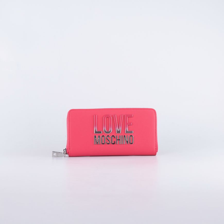 Picture of LOVE MOSCHINO WOMEN'S PRISM WALLET WITH GRADIENT LOGO IN BLOSSOM