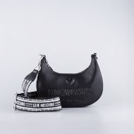 Снимка на LOVE MOSCHINO EMBER ДАМСКА ХОБО ЧАНТА С ЩАМПОВАНО ЛОГО В ЧЕРНО 1