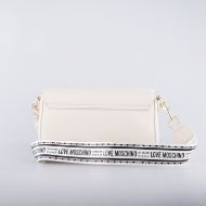 Picture of LOVE MOSCHINO WOMEN'S EMBER CROSSBODY BAG WITH EMBOSSED LOGO IN IVORY 2