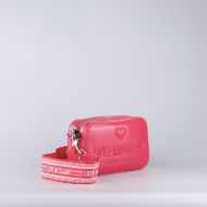 Picture of LOVE MOSCHINO WOMEN'S EMBER CROSSBODY BAG WITH EMBOSSED LOGO IN BLOSSOM 1