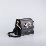 Picture of LOVE MOSCHINO WOMEN'S SCRIPT SHOULDER BAG IN BLACK 1