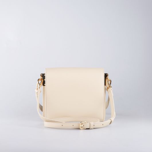 Picture of LOVE MOSCHINO WOMEN'S SCRIPT SHOULDER BAG IN BEIGE