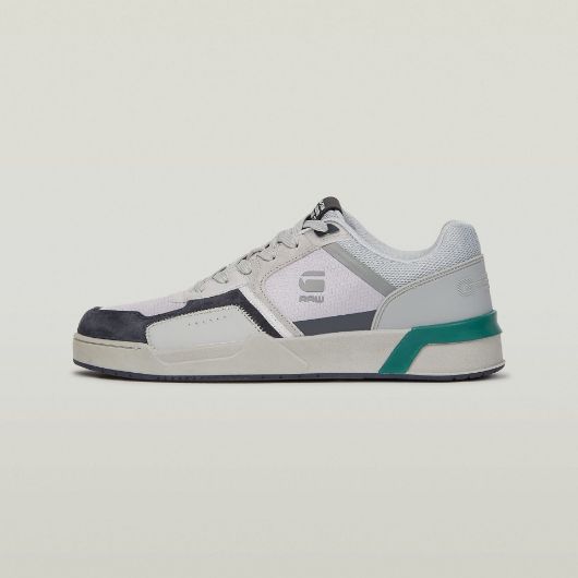 Picture of G-STAR MEN'S CARRICK LEATHER SNEAKERS IN MULTICOLOUR 1