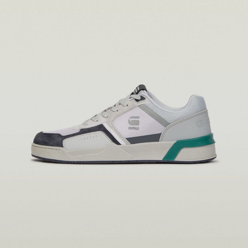 Picture of G-STAR MEN'S CARRICK LEATHER SNEAKERS IN MULTICOLOUR