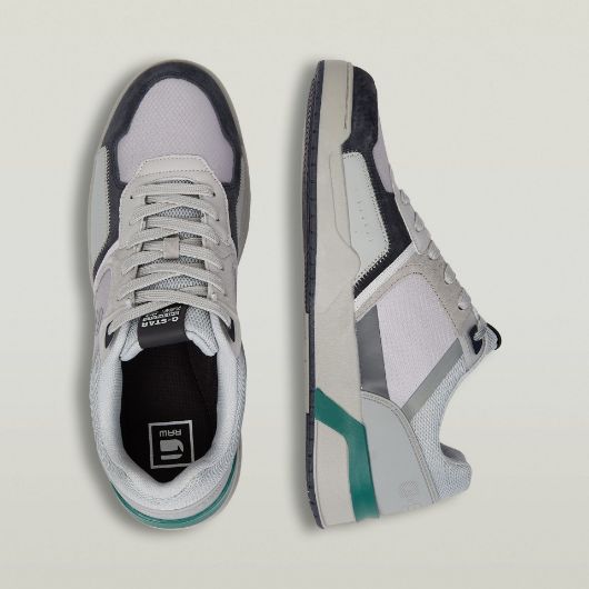 Picture of G-STAR MEN'S CARRICK LEATHER SNEAKERS IN MULTICOLOUR 3