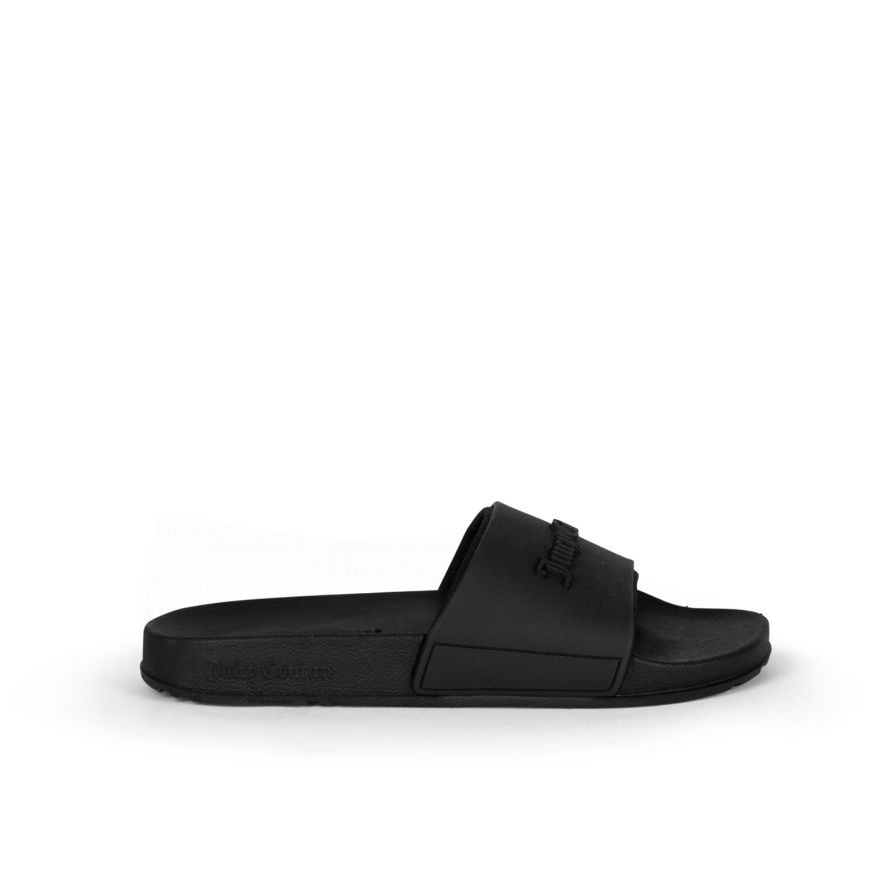 Снимка на JUICY COUTURE ДАМСКИ СЛАЙДОВЕ С ЛОГО BREANNA EMBOSSED SLIDER В ЧЕРНО