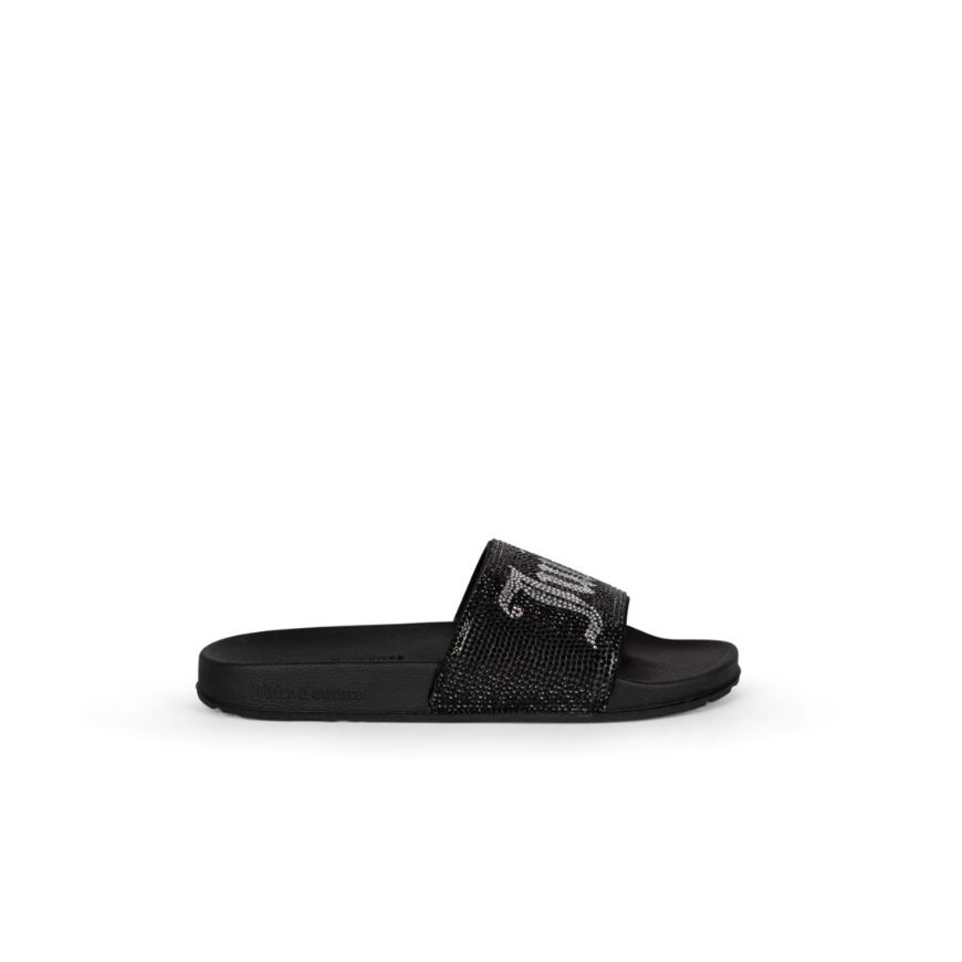 Picture of JUICY COUTURE WOMEN'S BLACK DONNA DIAMANTE SLIDER