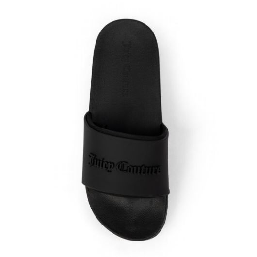 Picture of JUICY COUTURE WOMEN'S BLACK BREANNA STACKED SLIDER 2