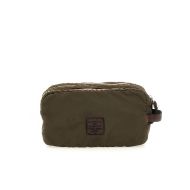 Picture of CAMPOMAGGI BEAUTY BAG IN MILITARY GREEN FABRIC 3