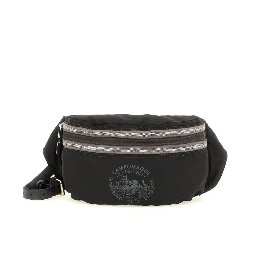 Снимка на CAMPOMAGGI BELT BAG IN BLACK FABRIC