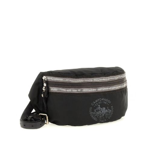 Снимка на CAMPOMAGGI BELT BAG IN BLACK FABRIC 2