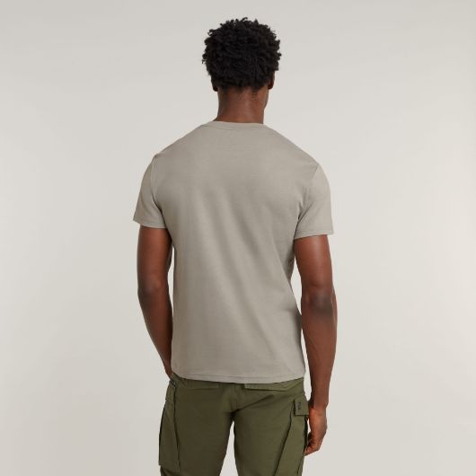 Picture of G-STAR RAW MEN'S STACKED OLD SKOOL LOGO T-SHIRT 2