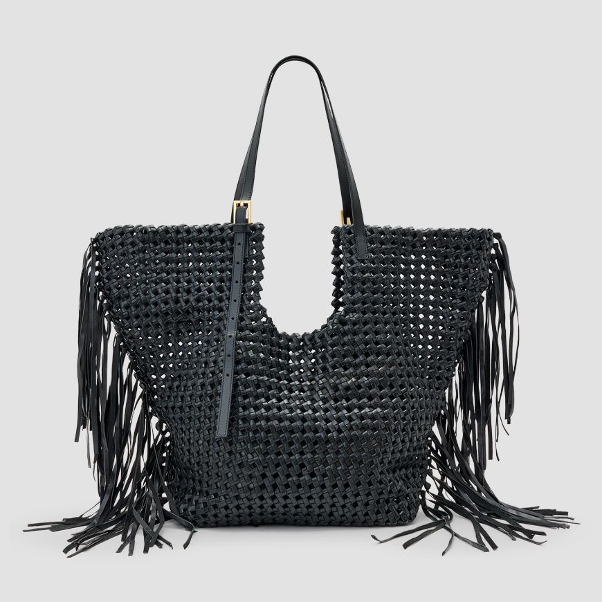 Picture of ALLSAINTS WOMEN'S ARA E/W KNOT TOTE IN BLACK
