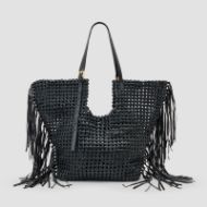 Picture of ALLSAINTS WOMEN'S ARA E/W KNOT TOTE IN BLACK 3