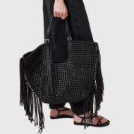 Picture of ALLSAINTS WOMEN'S ARA E/W KNOT TOTE IN BLACK 9