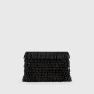Picture of ALLSAINTS WOMEN'S BETTINA FRNGE CLUTCH IN BLACK 1