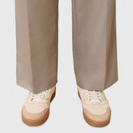 Picture of ALLSAINTS MEN'S REGAN MESH LOW TOP IN CHALK WHITE/CLAY 6