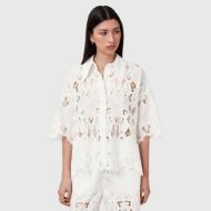Снимка на ALLSAINTS ДАМСКА РИЗА CHARLI EMB В СНЕЖНО БЯЛО 1