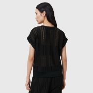 Picture of ALLSAINTS WOMEN'S GIANA CROCHET TANK IN BLACK 2