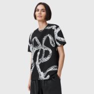 Снимка на ALLSAINTS ДАМСКА ТЕНИСКА  HALYARD BOYFRIEND В ЧЕРНО 1