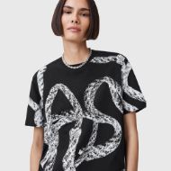 Снимка на ALLSAINTS ДАМСКА ТЕНИСКА  HALYARD BOYFRIEND В ЧЕРНО 4