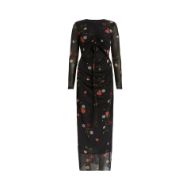Picture of ALLSAINTS WOMEN'S KATHY MESH DRESS IN BRIAR BLACK 6