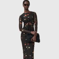 Picture of ALLSAINTS WOMEN'S KATHY MESH DRESS IN BRIAR BLACK 5