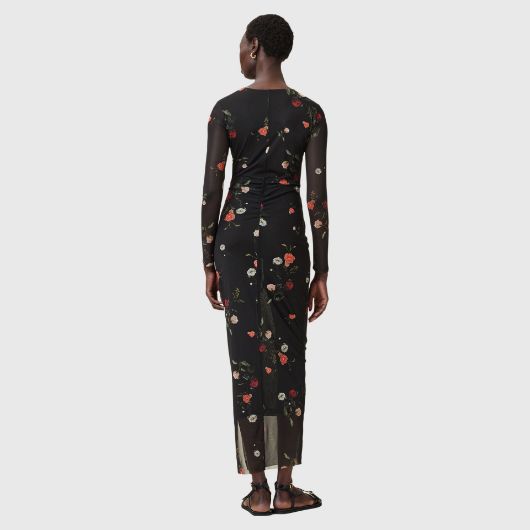 Picture of ALLSAINTS WOMEN'S KATHY MESH DRESS IN BRIAR BLACK 3