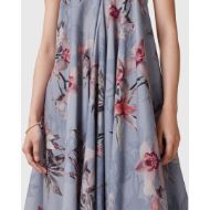 Picture of ALLSAINTS WOMEN'S LIL DRESS IN ADENA DUSTY BLUE 4