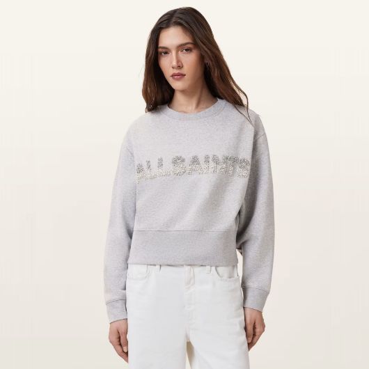 Снимка на ALLSAINTS ДАМСКИ СУИТШЪРТ SEPARO PEARL SWEAT В СИВО